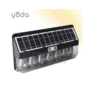 Tungsten Bulbs Outdoor Solar Sensor Wall Lamp Light With Solarpanel*
