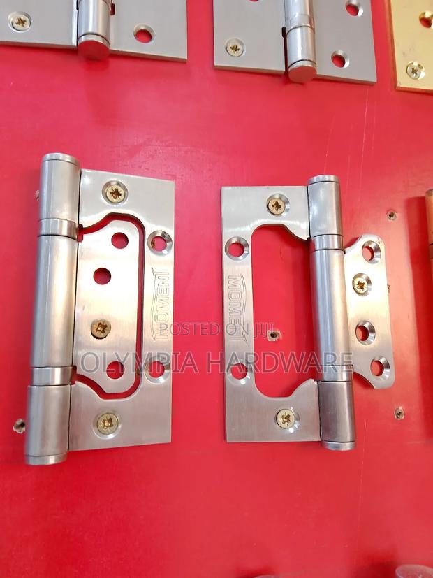 Butterfly Door Hinges (Silver) - main view