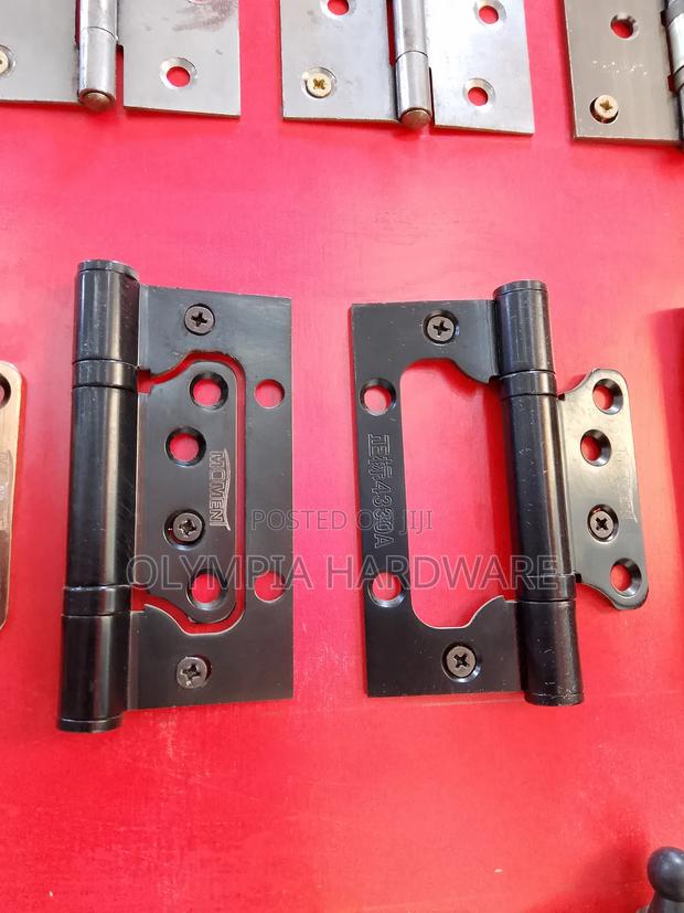 Black Butterfly Door Hinges - main view