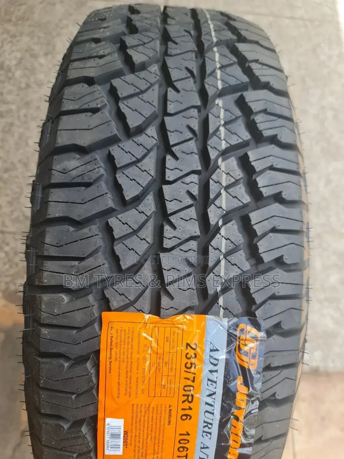 235/70 R16 Centara(All Terrrain).