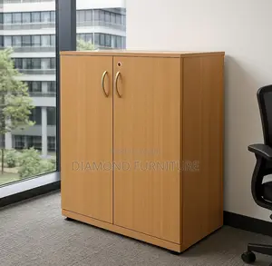 2-Door Wooden Office Storage Cabinet Credenza
