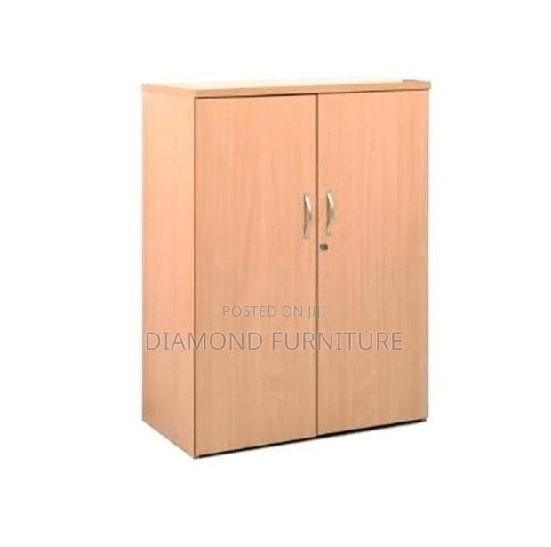 2-Door Wooden Office Storage Cabinet Credenza - thumbnail 2