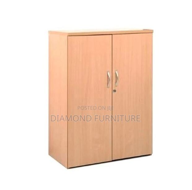2-Door Wooden Office Storage Cabinet Credenza - thumbnail 3