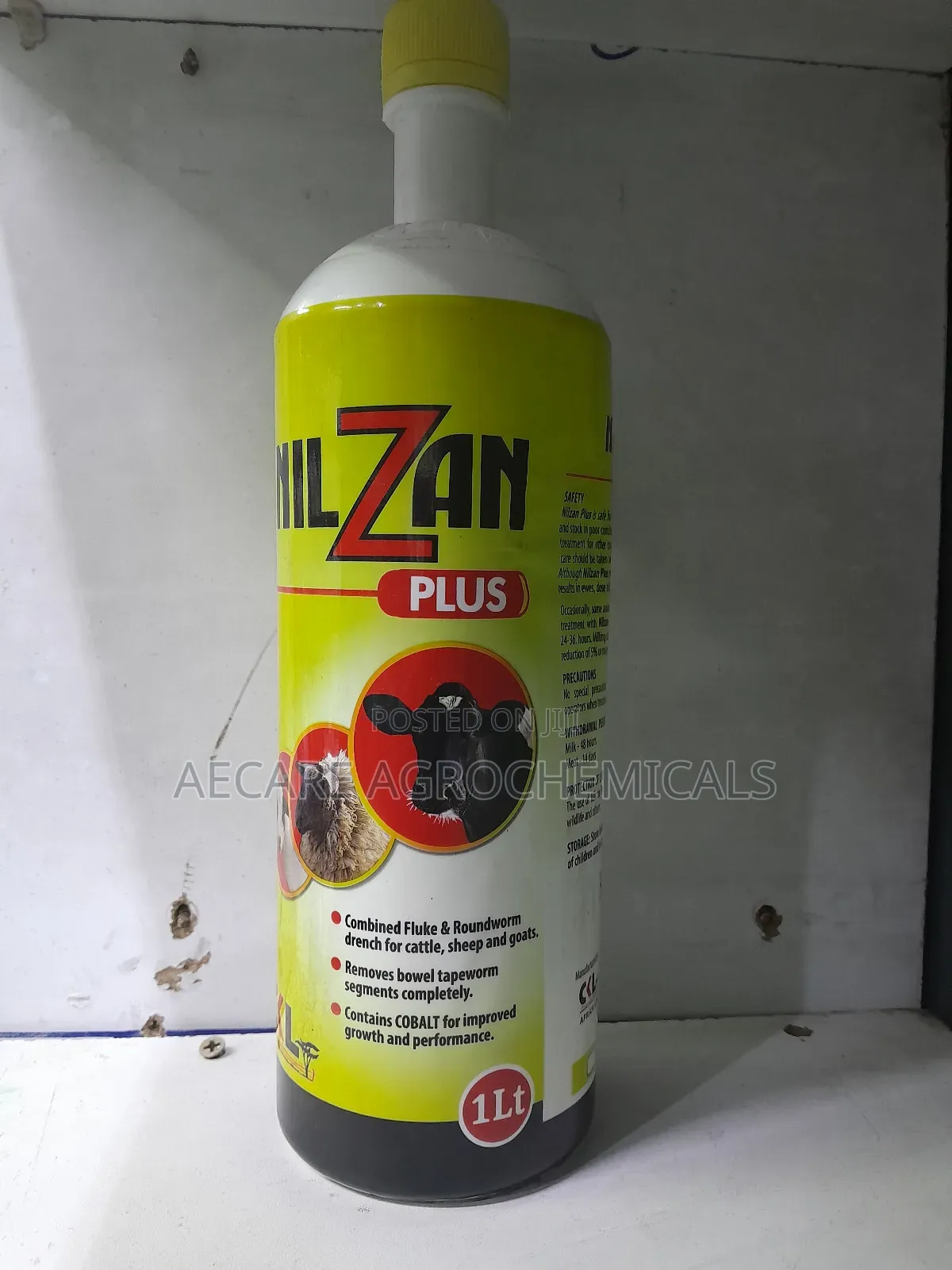 Dewormer Nilzan Plus CKL 1litre , 500ml, 125ml