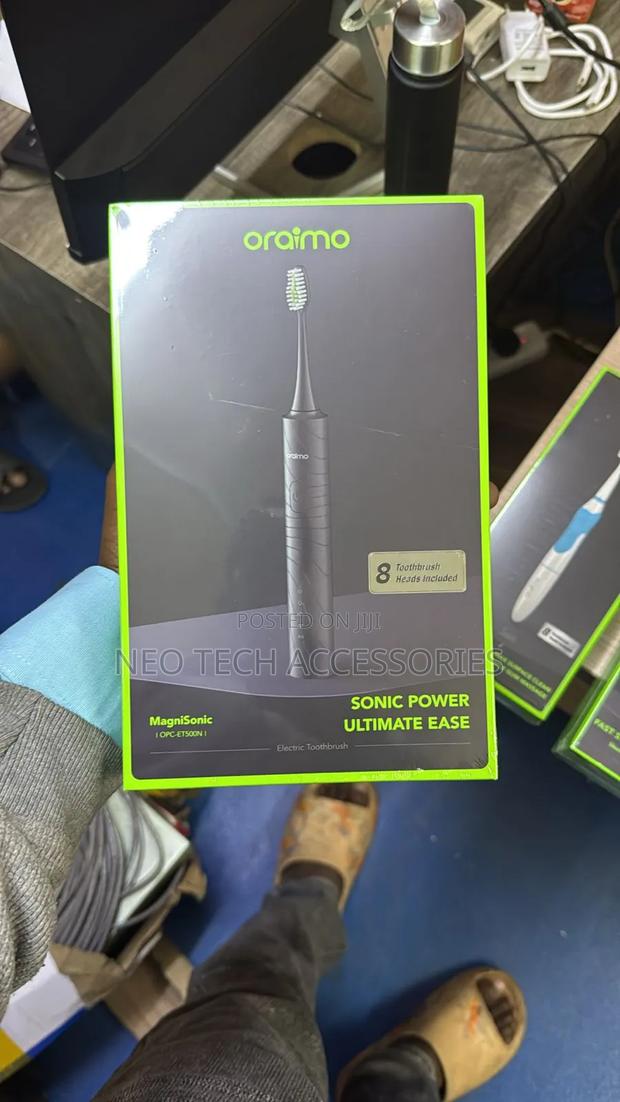Oraimo Magnisonic Power Electric Toothbrush(8 Brush Heads)