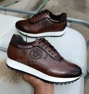 Quality Leather Casual Versage Rubber Sole