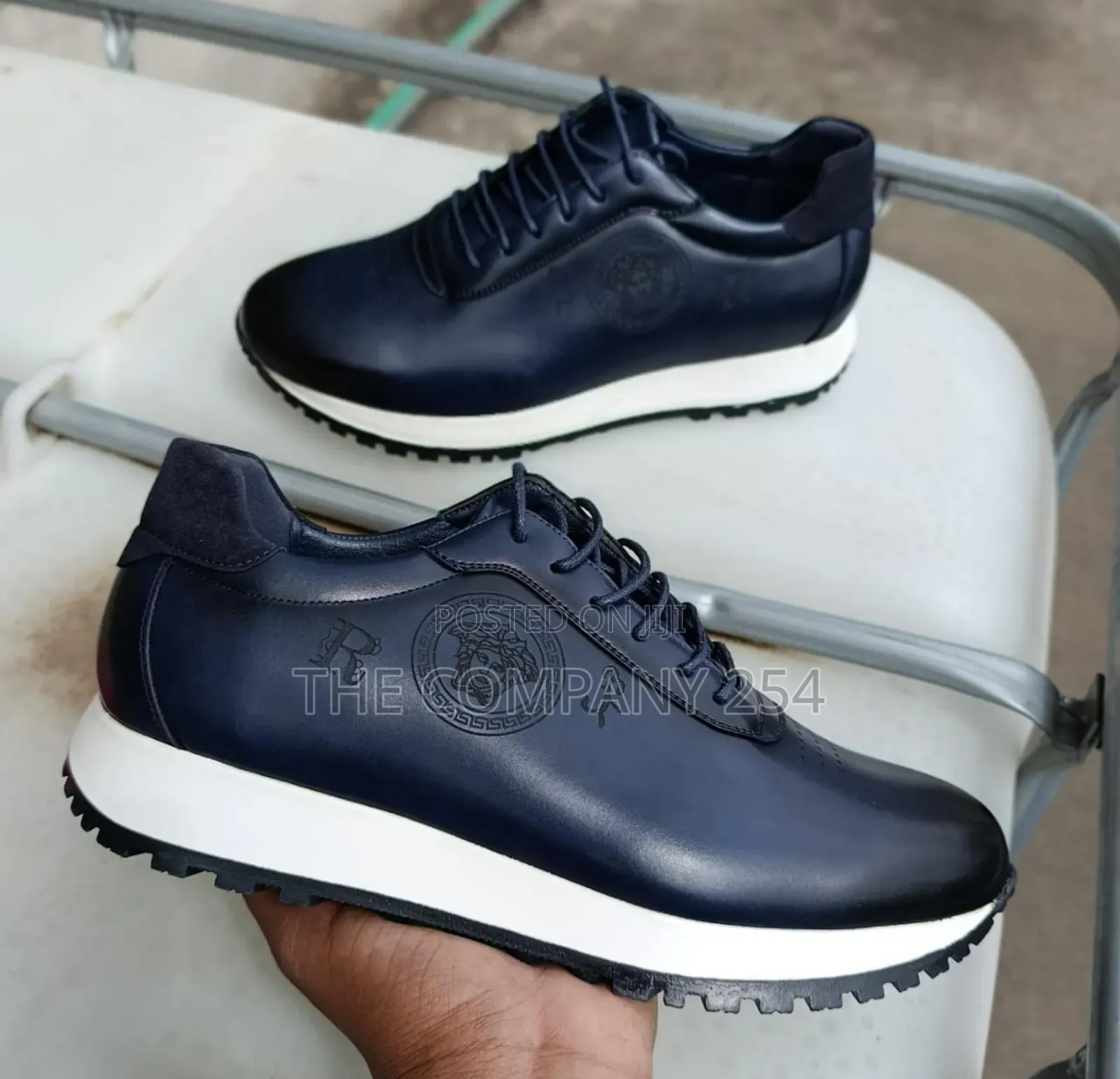 Quality Leather Casual Versage Rubber Sole