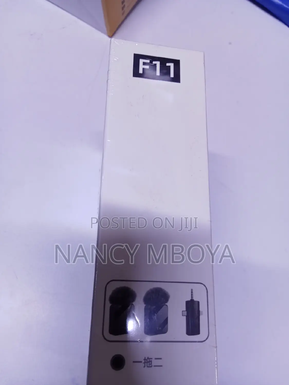 3 in 1 F11-2 Dual Wireless Microphone for iPhone and Android