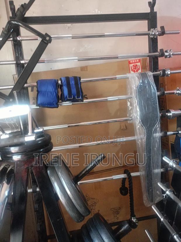 Small Holed Weights Barbell Bars - main view