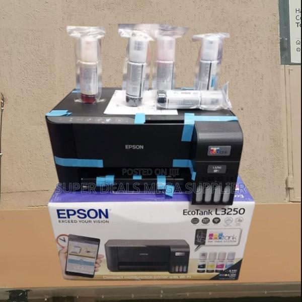 Epson L3250 Ecotank 3 in 1 Wi-Fi Inkjet Color Printer With Ink Bottles