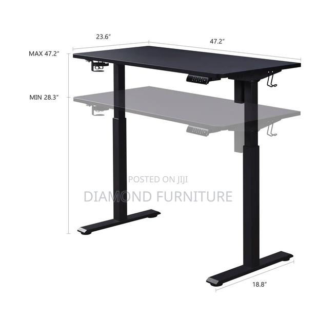 120cm Modern Height Adjustable Standing Office Desk - thumbnail 2