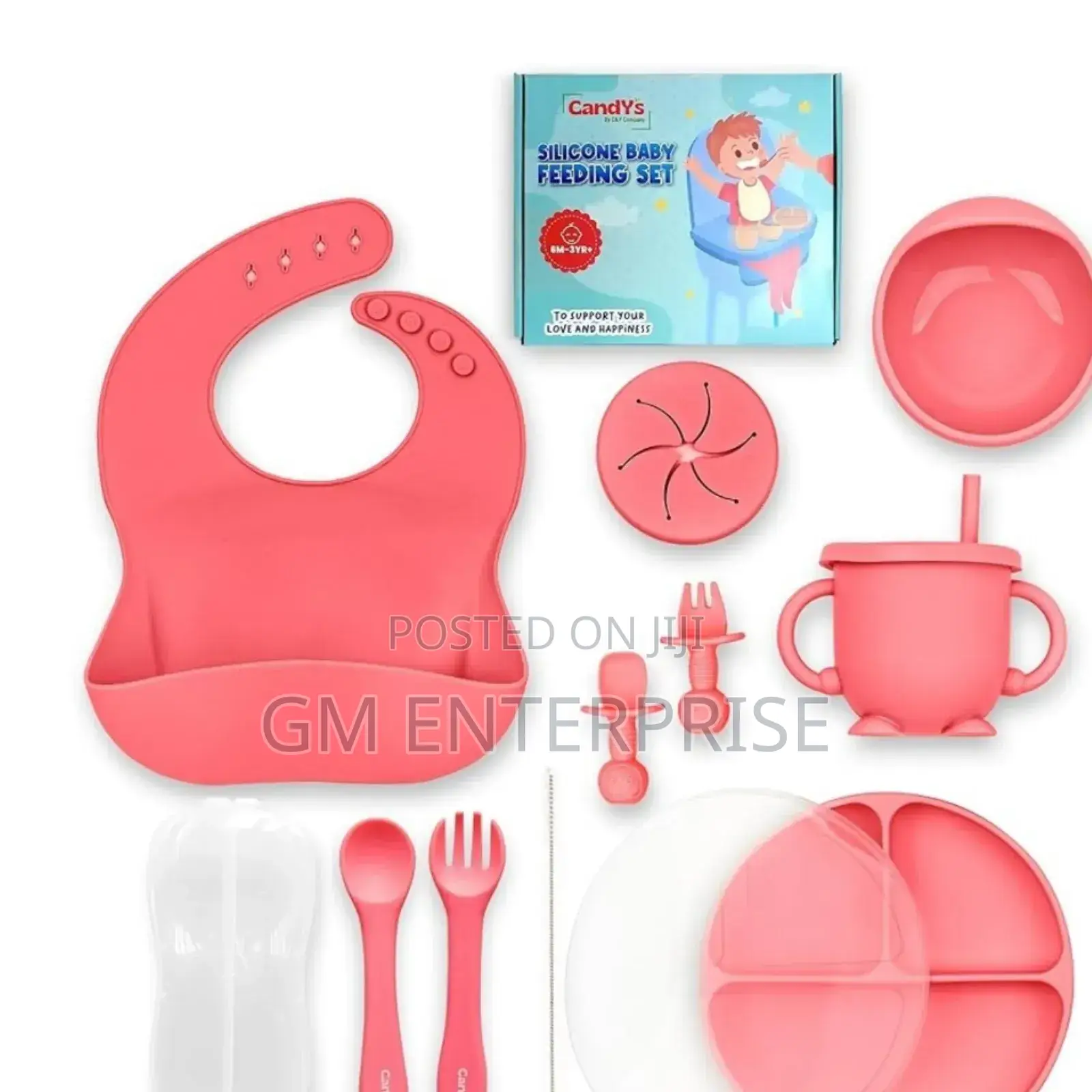 9 PCS Silicone Feeding Set