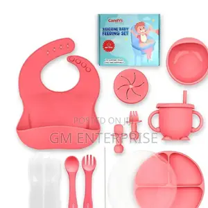 9 PCS Silicone Feeding Set