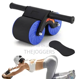 Ab Roller Wheel With Automatic Rebound, Ab Roller Workout Equipment