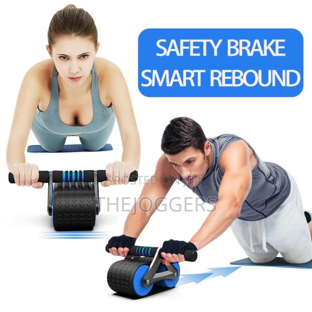 Ab Roller Wheel With Automatic Rebound, Ab Roller Workout Equipment - thumbnail 7