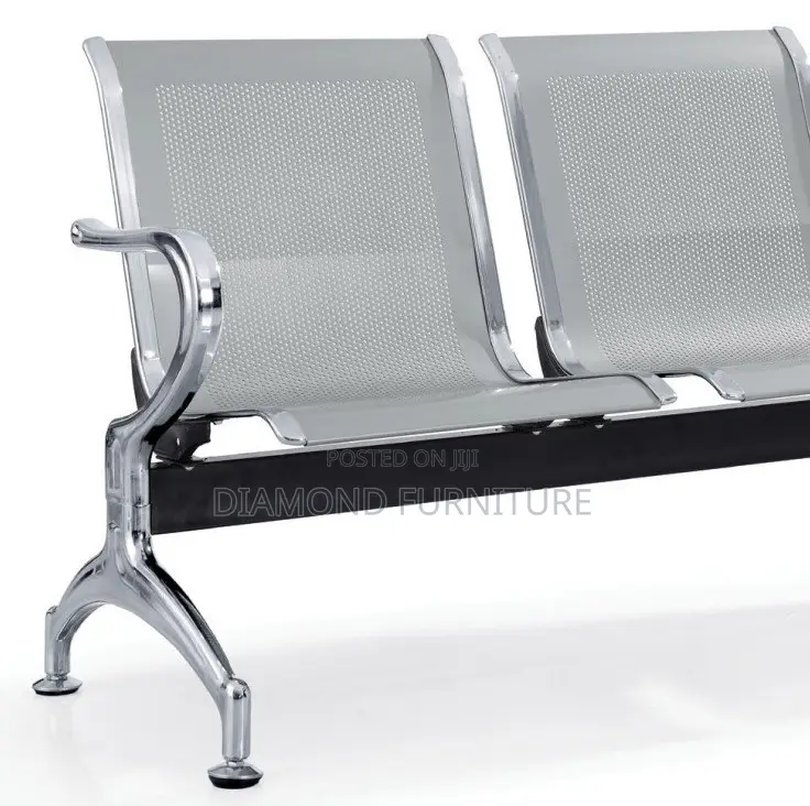 2-Link Non-Padded Durable Office Waiting Bench