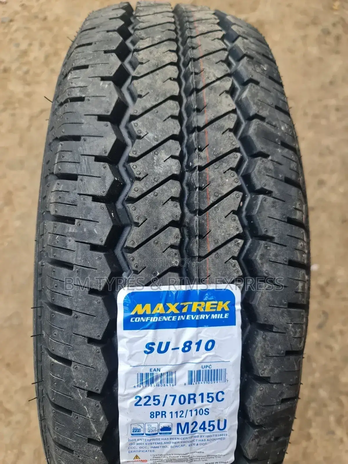 225 /70 R15 Maxtrek Tyres (Commercial)