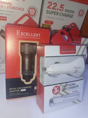 Excellent Car Phone Charger 54 Watts Max, Legendary Mark of Quality