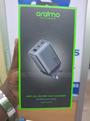 Oraimo Hypergan 65w Charger, Can Charge Laptop
