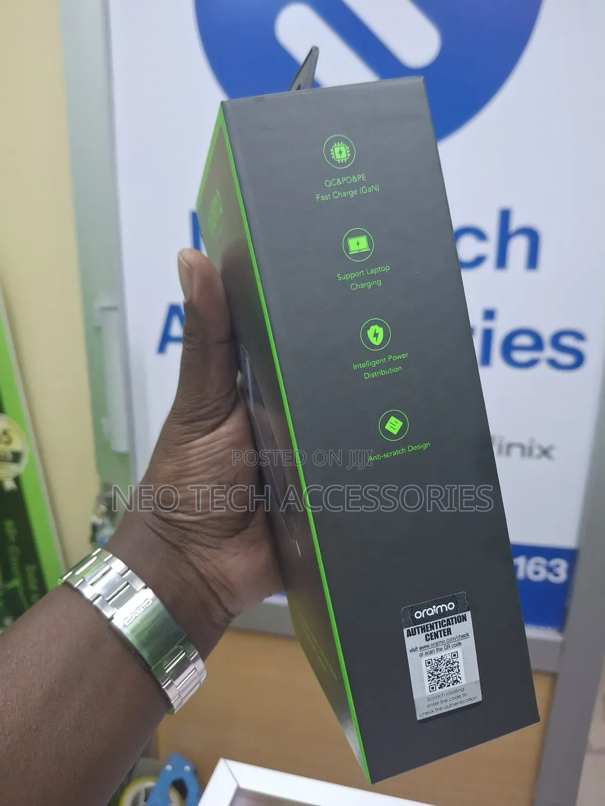 Oraimo Hypergan 65w Charger, Can Charge Laptop