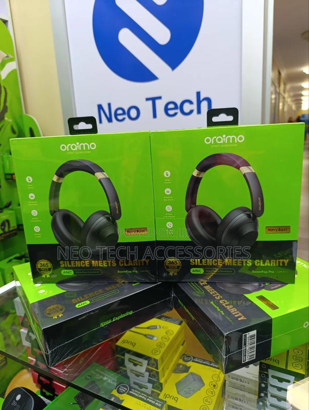 Oraimo Boompop Pro Anc Headphones With Touch Control