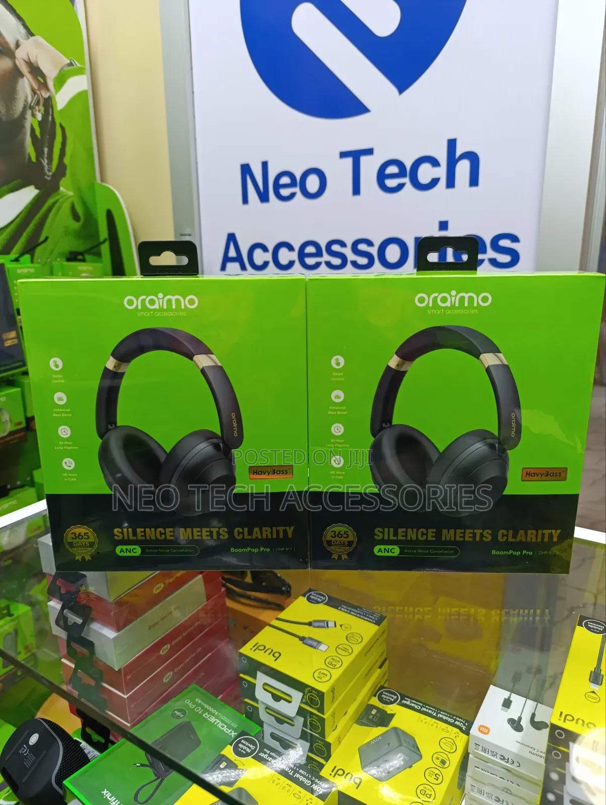 Oraimo Boompop Pro Anc Headphones With Touch Control