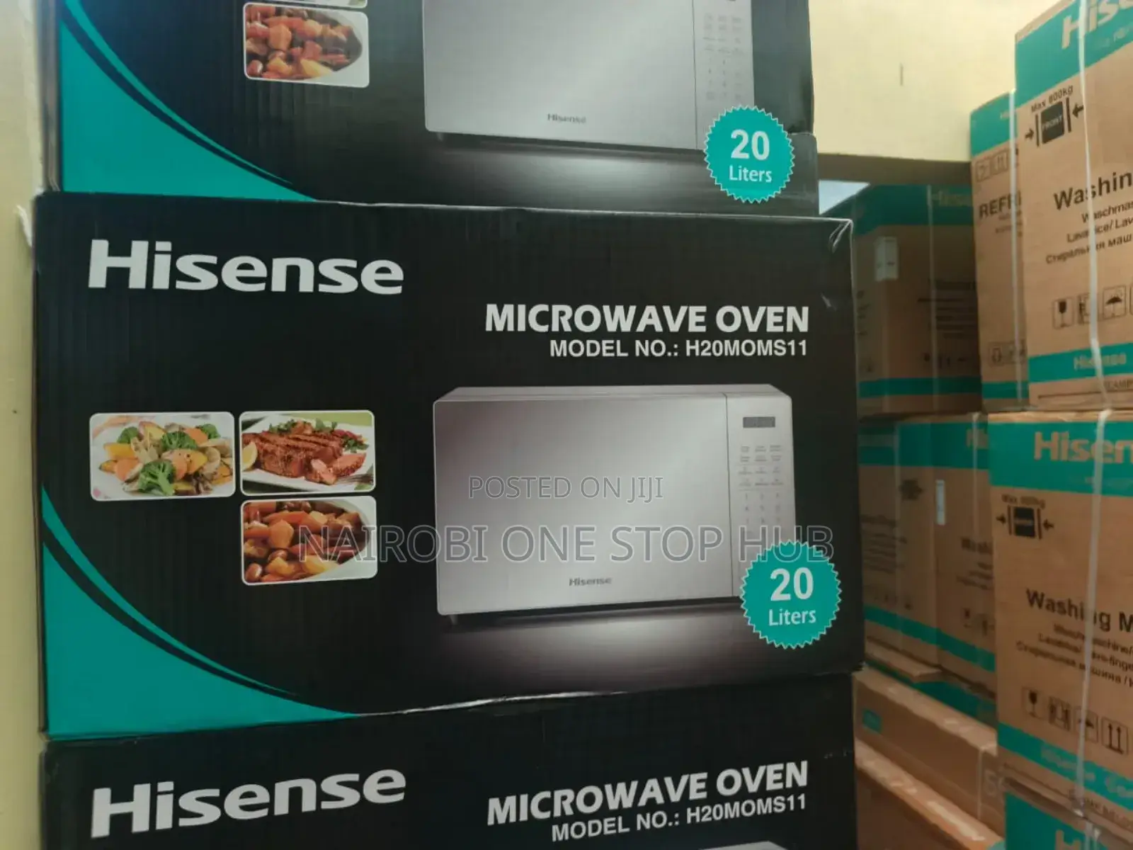 Hisense 20l Silver Digital Microwave