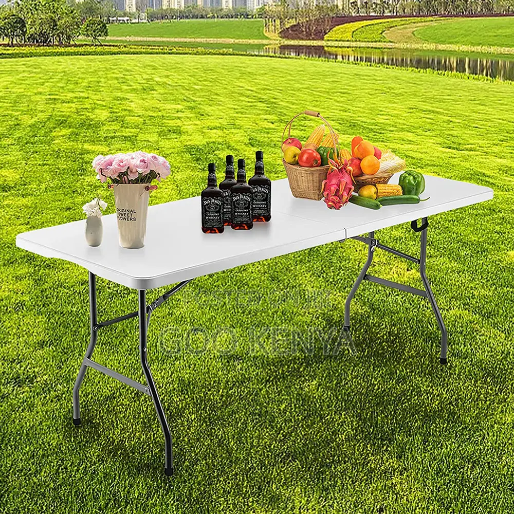 Outdoor Table; Space-Saving Foldable Dining Table for Small Areas