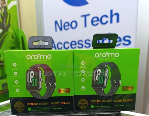 New Oraimo Watch 6 Pro With Ai Watch Faces