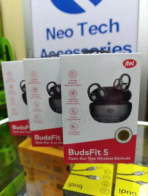 Itel Budsfit 5 Earbud C-Bridge Design Ai Nc Ip54 32hrs Playtime