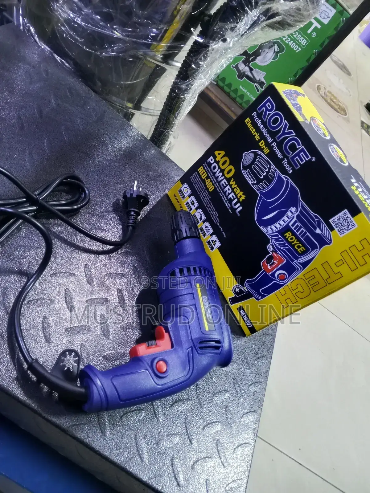 Royce Electric Drill 10mm 400w
