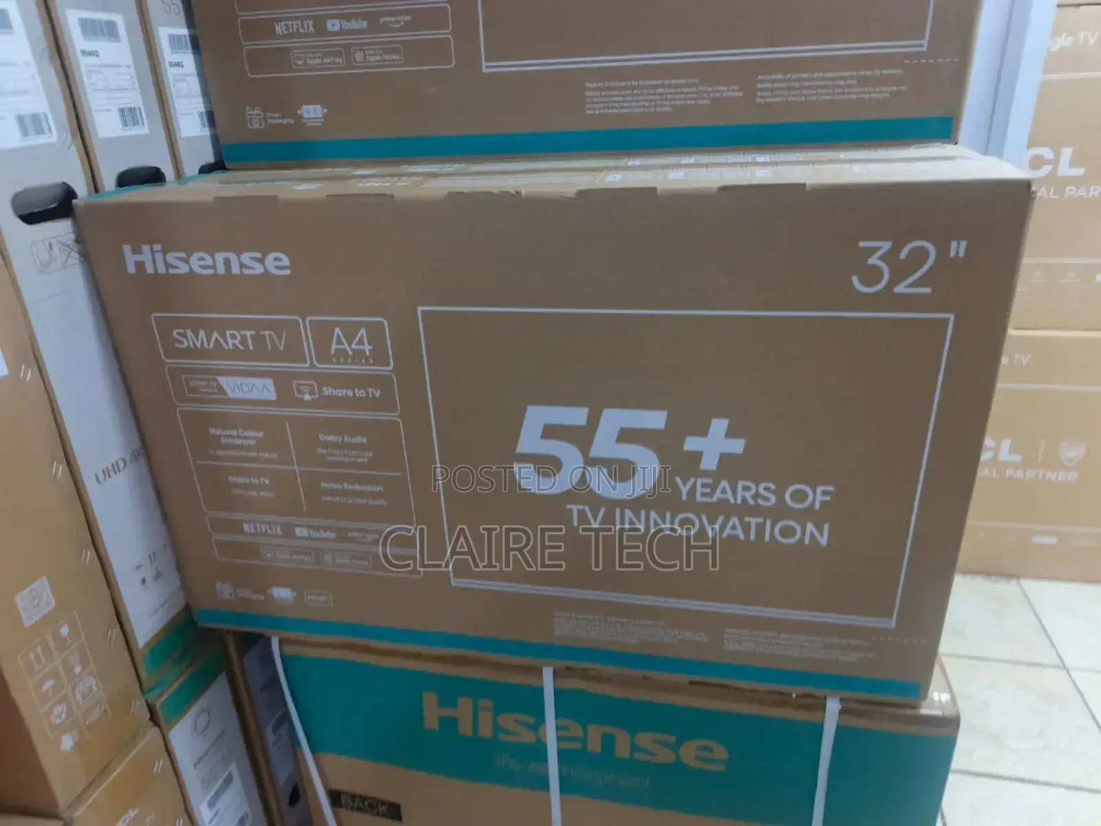 Hisense 55a6n,55" Inch Ultra Hd Smart Tv, Netflix, Bluetooth