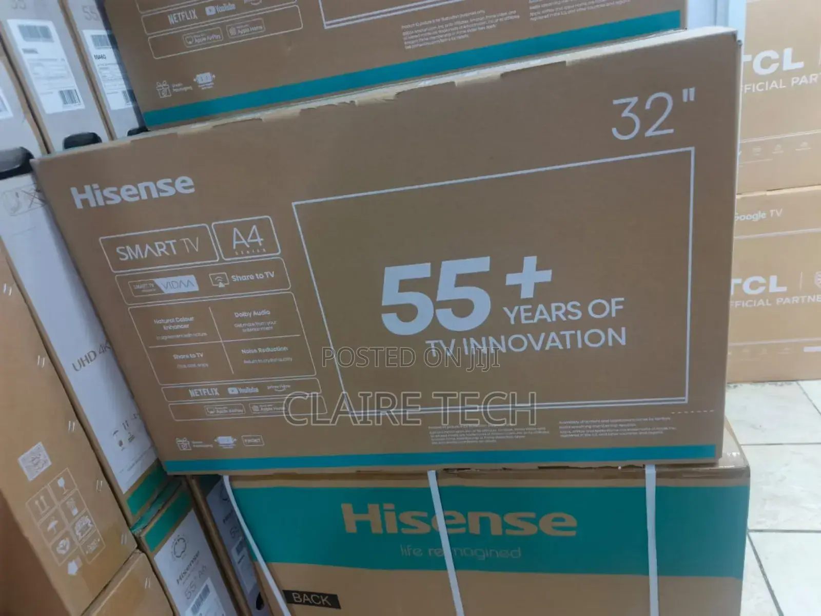 Hisense 55a6n,55" Inch Ultra Hd Smart Tv, Netflix, Bluetooth