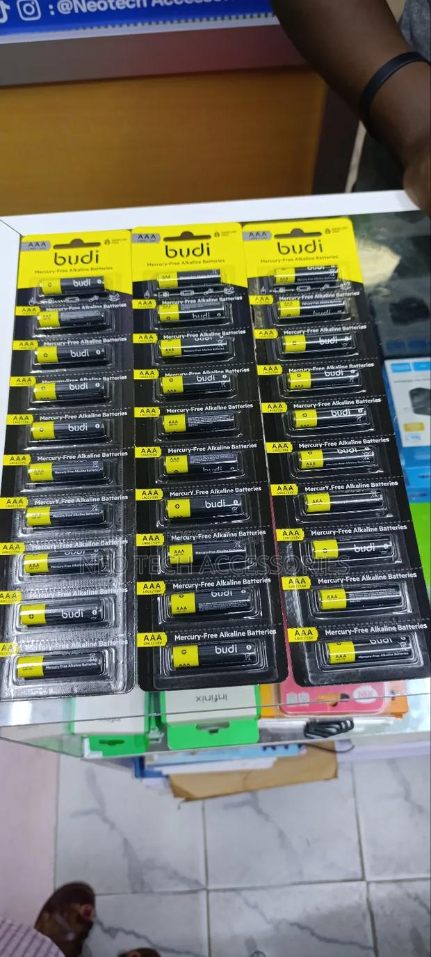 Budi Aaa and Aa Mercury Free Alkaline Batteries