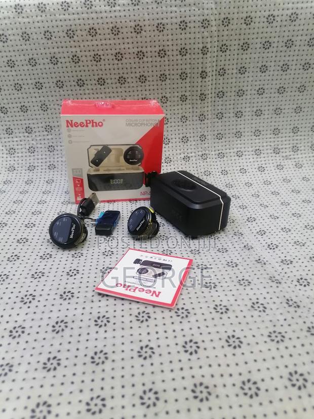 Elevate Your Audio Experience Neepho Wireless Clip-on Microphone