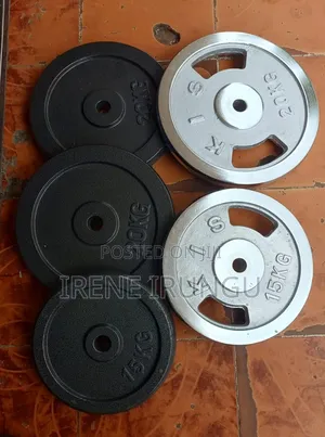 Dumbbells Weights Plates ++ Gymnastics Weights Plates