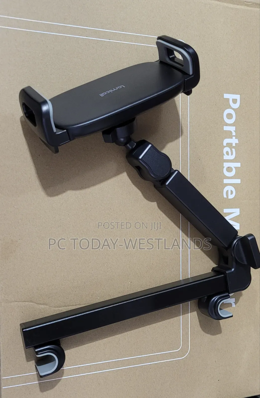 Lamicall Car Headrest Tablet Holder - [3 in 1 Extension Arm]