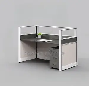 1-Way Modular Modern Executive Office Workstation