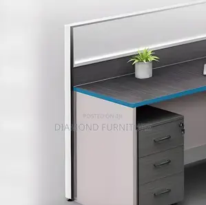 1-Way Modular Modern Executive Office Workstation