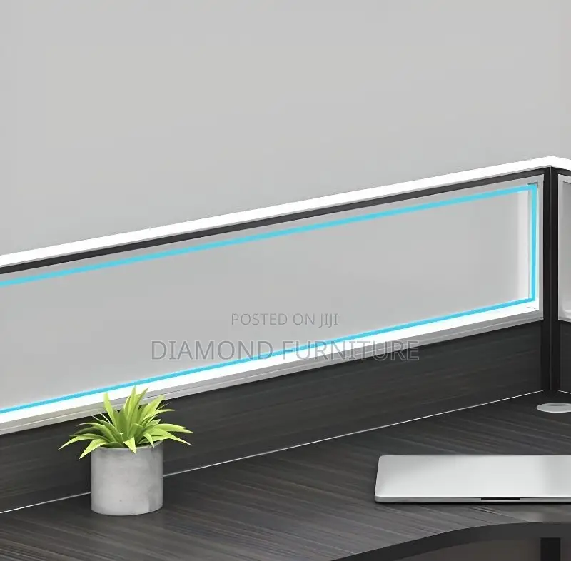 1-Way Modular Modern Executive Office Workstation
