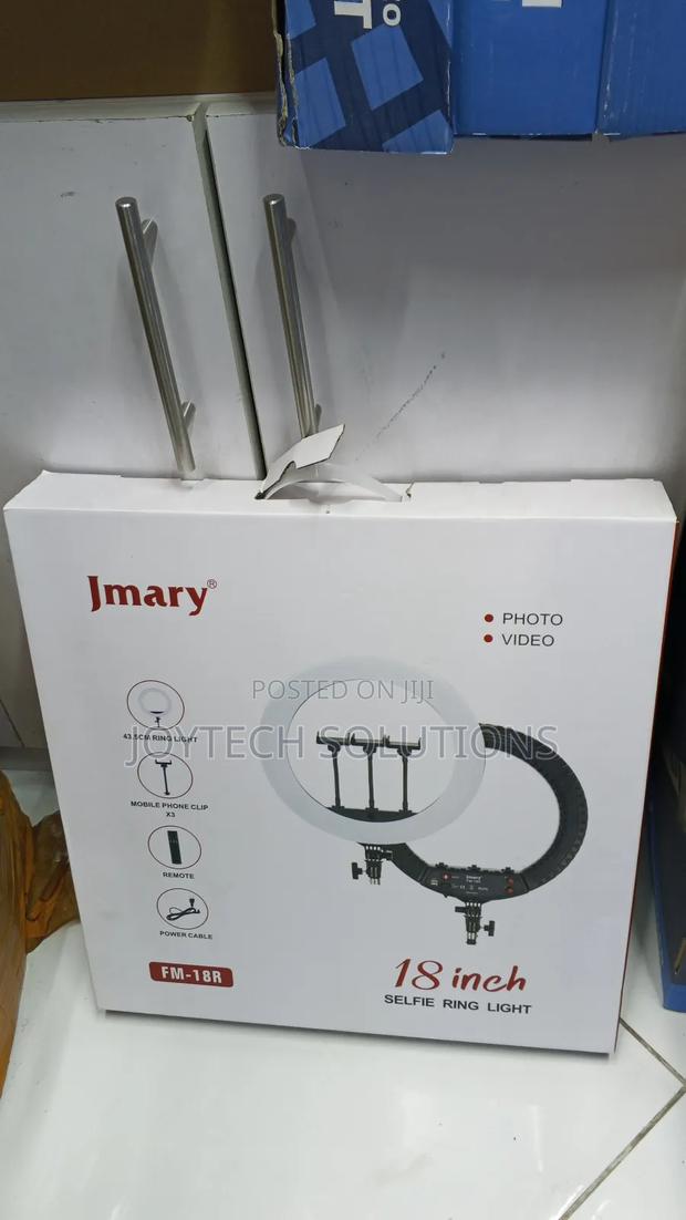 18inch Ring Light Jmary With a Tripod Stand and 3 Phone Holder