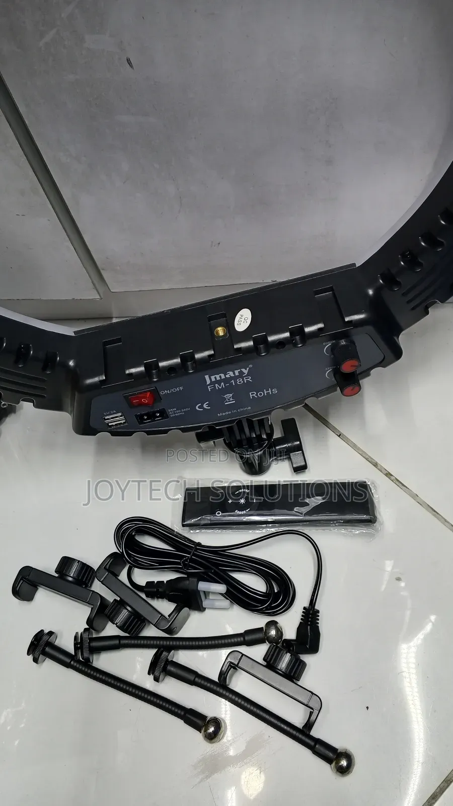 18inch Ring Light Jmary With a Tripod Stand and 3 Phone Holder