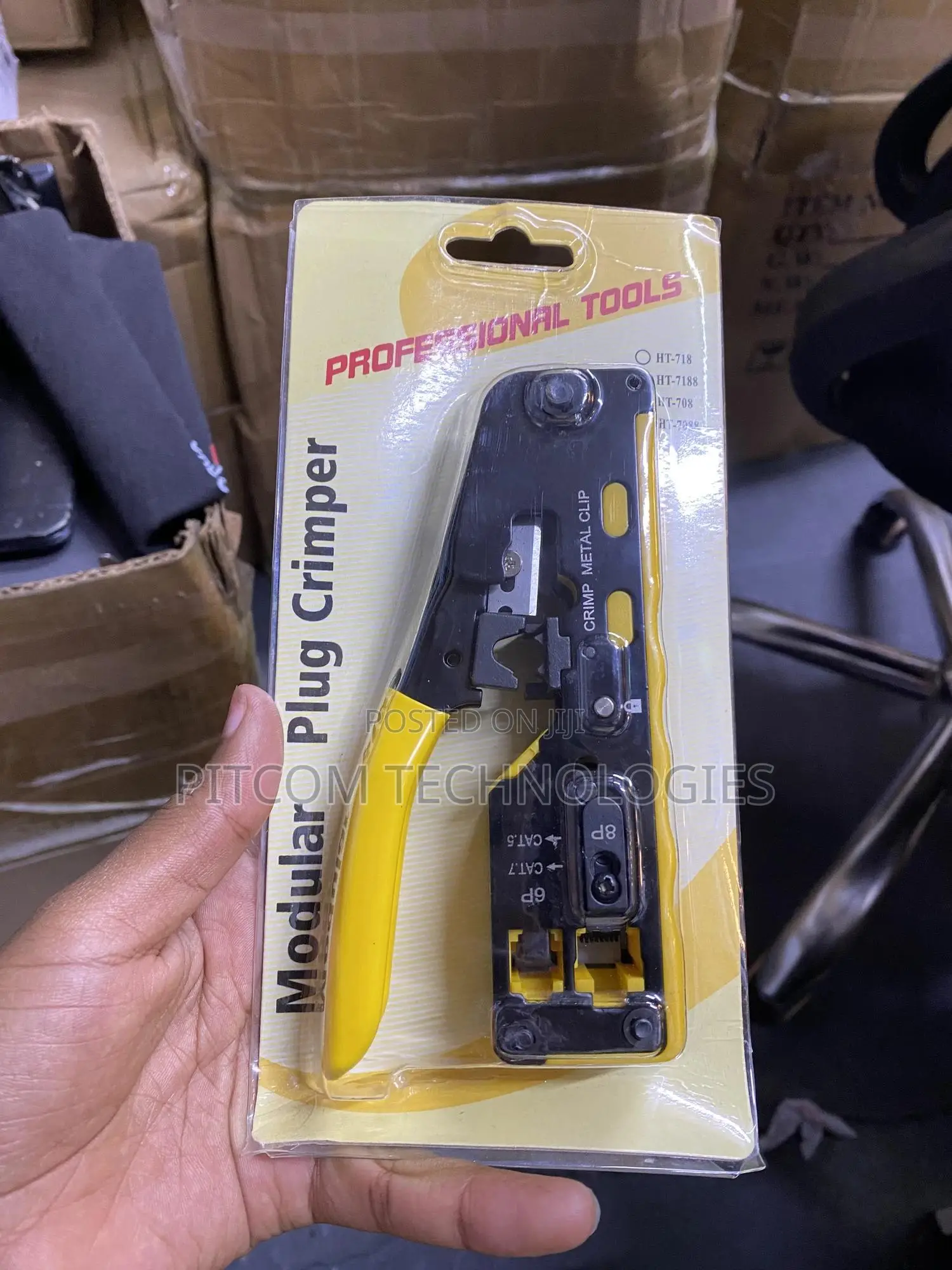 Crimping Tool for Rj45 Rj11 and Rj12