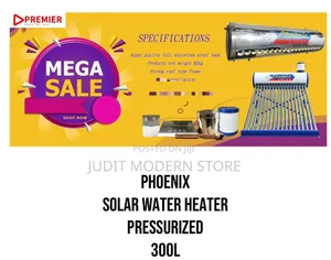 Phoenix Solar Water Heater Pressurised 300l