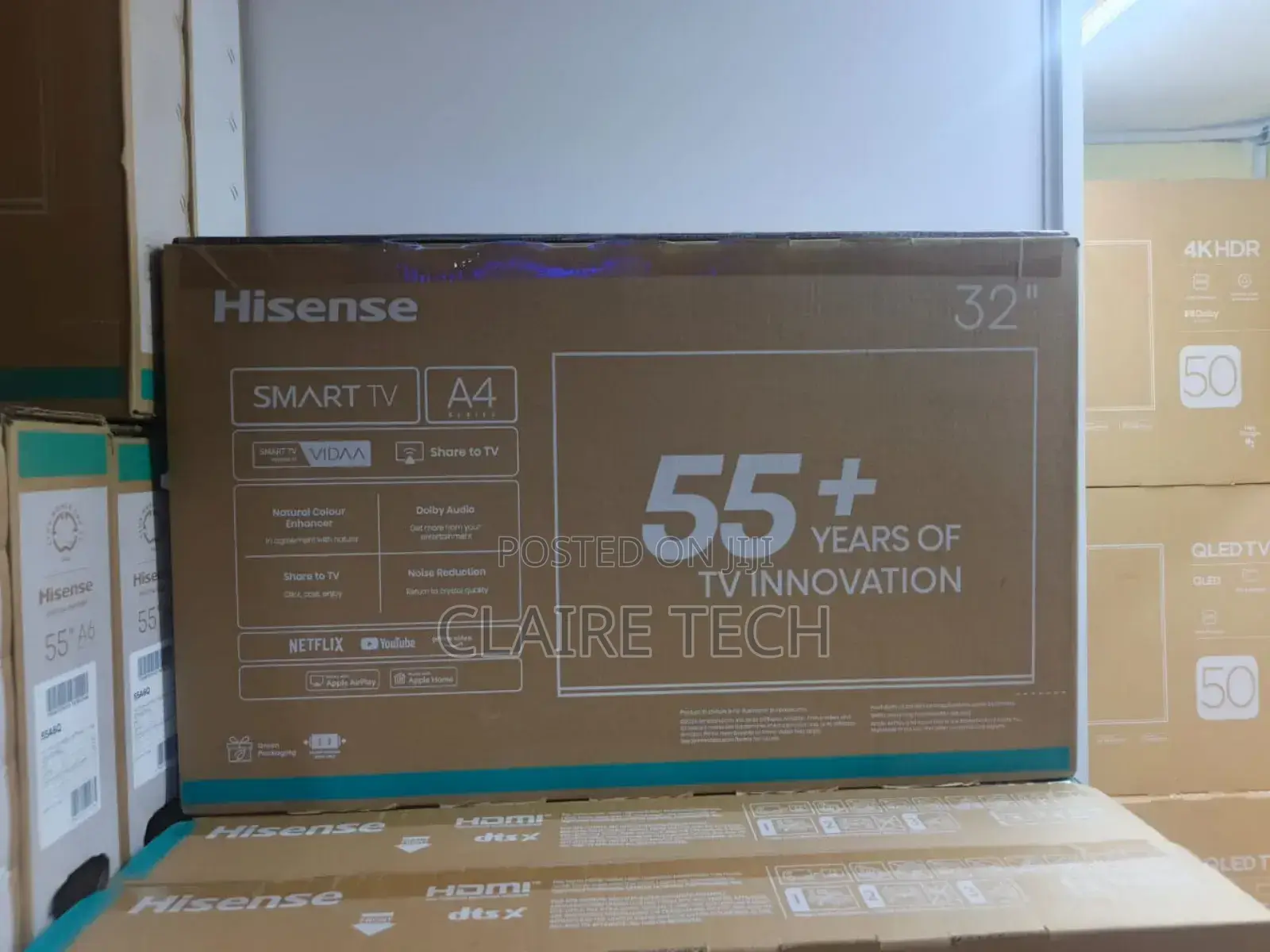 Hisense 55a6k,55" Inch Frameless- Ultra Hd Smart