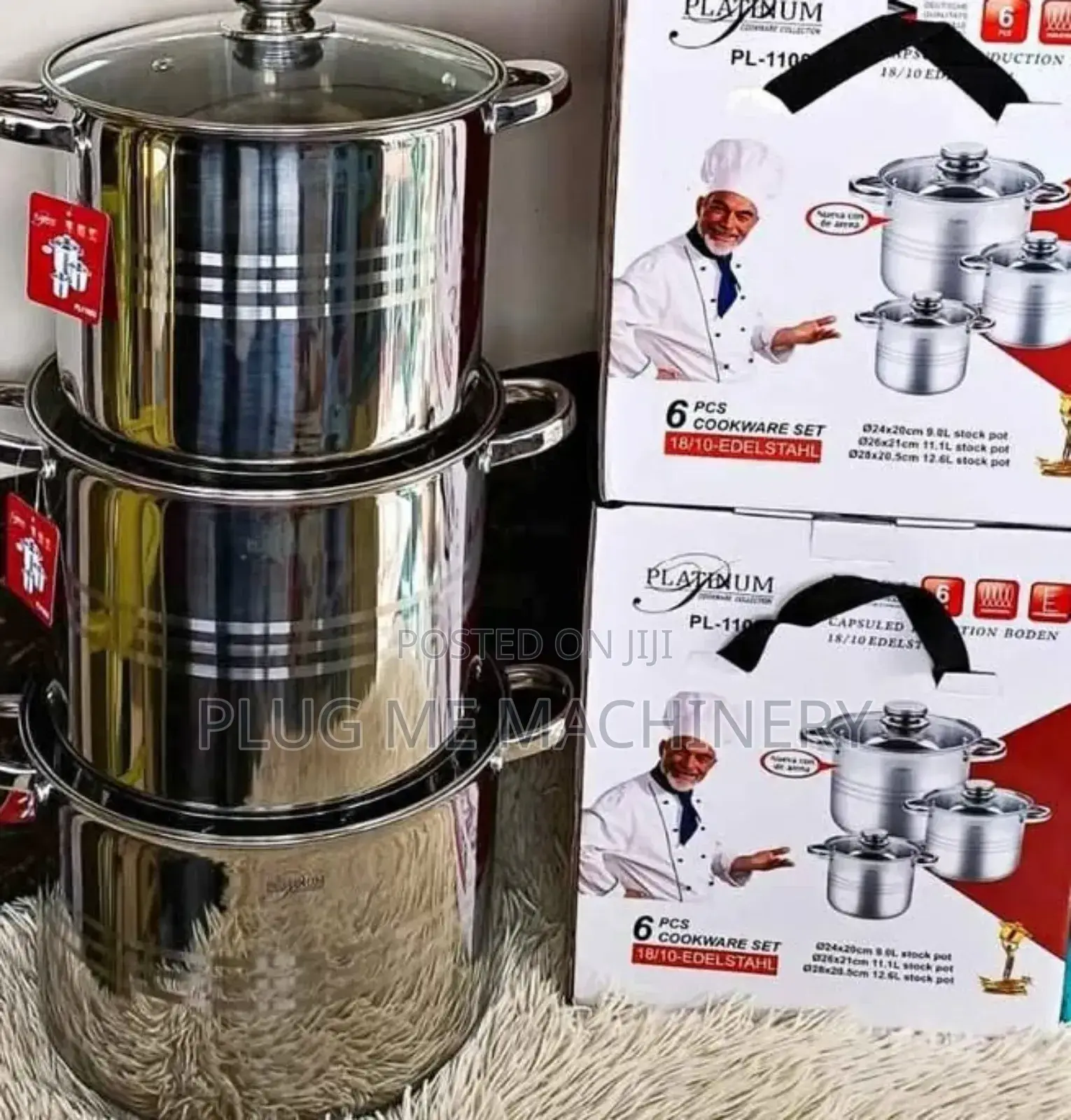 Platinum 6pcs Cookware/Good Quality
