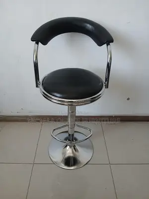 Adjustable Chrome Bar Stool