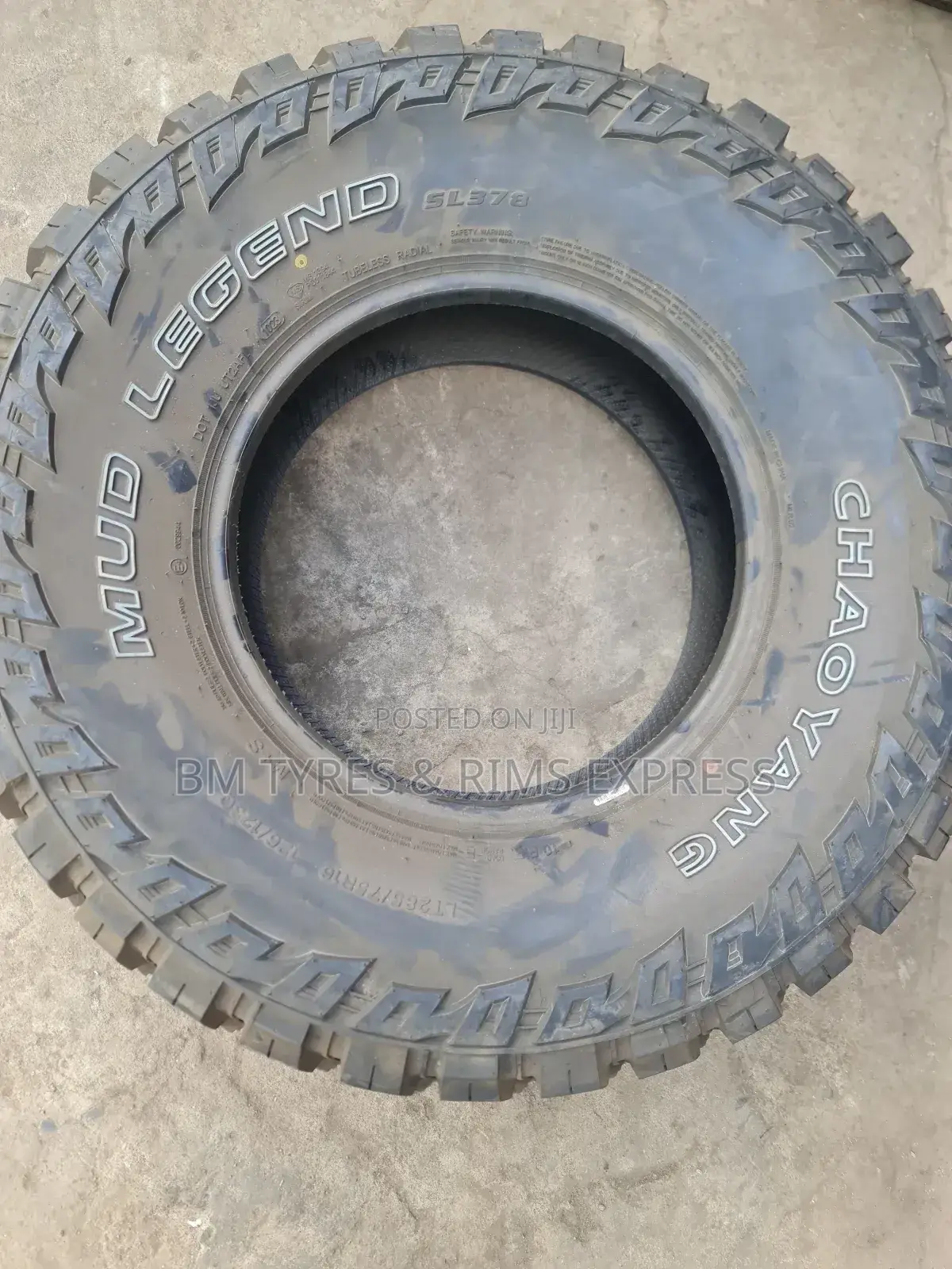 285 /75 R16 Chaoyang Tyres (Mud Terrrain) Mud Legend.
