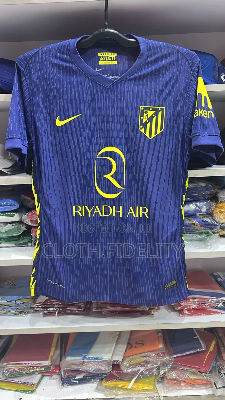 Atletico Madrid Away Kit 25/26. Player Version Original Jersey