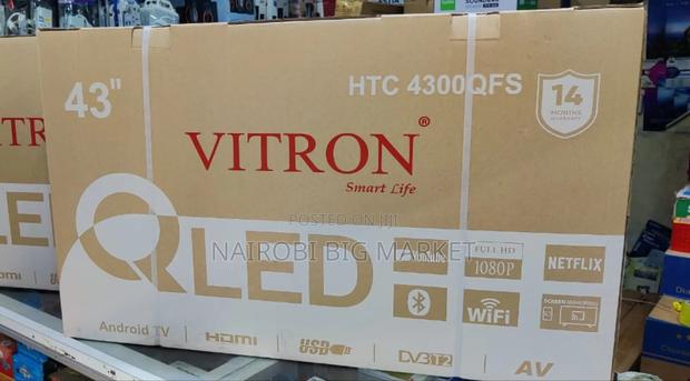 *Vitron 43" Qled  Smart Android Frameless With Bluetooth - main view